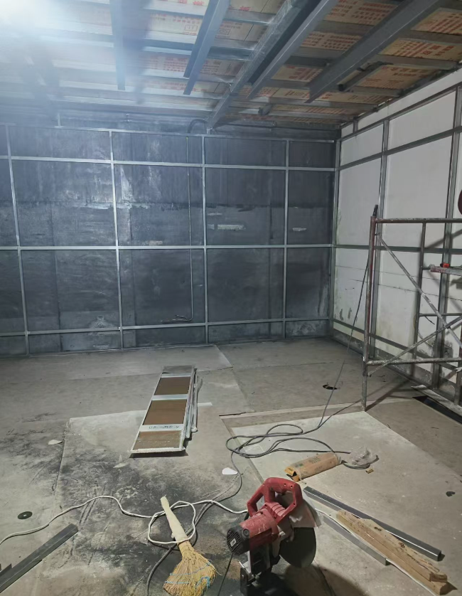 揭阳SRT室治疗室铅板施工
